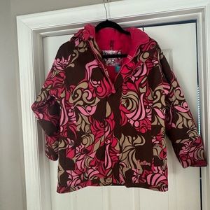 girls ski jacket .Burton brand 14/16 like new